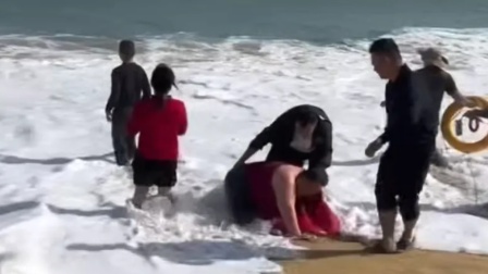 男子在海南旅游时下海救人，对方4个月后驱车千里来道谢！